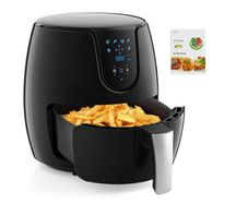 Hot Air Deep Fryer  LED Touch Panel with Temperature Control and Timer, Hot Air Circulation, 6 Presets without Oil