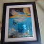 Lovely Framed Print Of Dolphin Sea Life Marine. Image 2