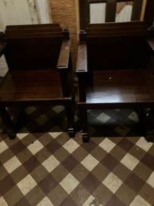 art deco armchairs