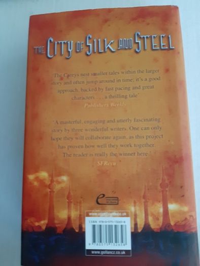 New hardback book city of silk and steel