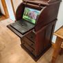 Mahogany cylinder-top writing desk. Image 2