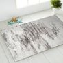 Area Rugs Modern Abstract Rug Soft Pile for Living Room Dining Room Bedroom Home Decor Non-Slip Carpet (Light Grey/Lvory, 80 x 120 cm) Image 4