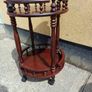 Vintage Mahogany Drinks Trolley Image 2