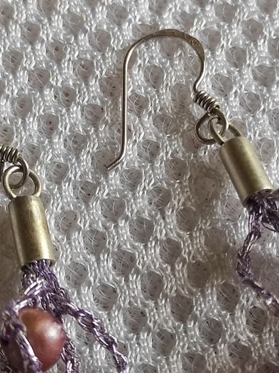 Sterling silver amethyst earrings