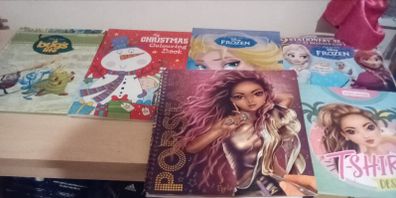 Colouring books  and books