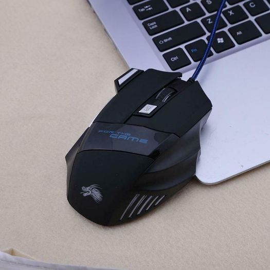 Brand New 7 Buttons 5500DPI LED Optical USB Wired Gaming Mouse
