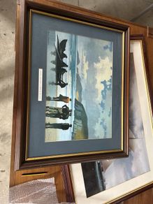 coloured print Landfall, Slea Head, Co. Kerry...John Skelton