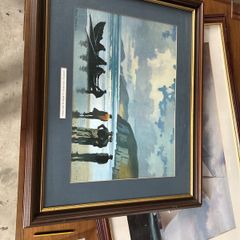 coloured print Landfall, Slea Head, Co. Kerry...John Skelton