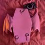 Killstar pink coffin winged backpack Image 2
