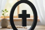 String Art Radiant Cross