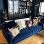 3 Seater Sofa Bed - Navy Blue Image 7