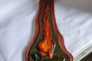 Large Handcrafted and Hand-painted TROCATTA FLEAM.