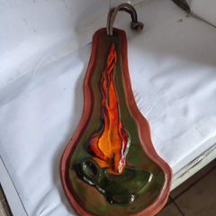 Large Handcrafted and Hand-painted TROCATTA FLEAM.