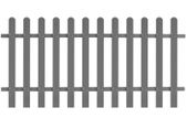 Picket Fence WPC 200x100 cm