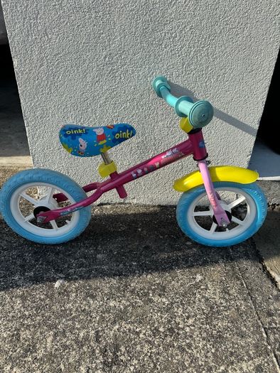 Peppa pig balance bike