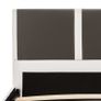 Bed Frame Grey and White Faux Leather 135x190 cm Image 5