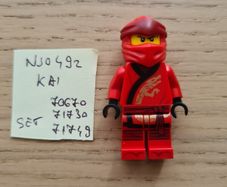 lego njo0492 kai, set ninjago 70670, 71730, 71749
