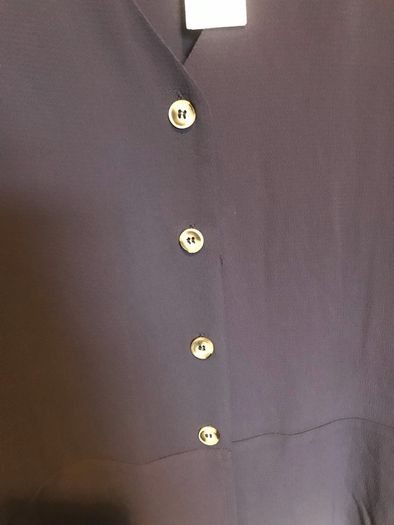 Annalisa navy blouse plus size - New with tags