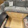 Large Corner Sofa & Storage Ottoman Image 2