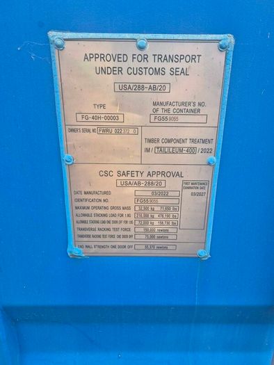 45ft container
