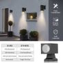 NEW SALE | Outdoor Wall Lights Mains Powered, IP65 Outside Lights Exterior Wall Sconce, Aluminum Indoor Wall Lights Max 35W GU10 Wall Light for Front Door, Garage, Porch, Garden, Balcony, Patio Image 3