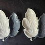 Vintage Rare CARLTON WARE Leaf Dishes x 3 Image 4