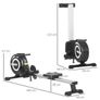 Magnetic Rowing Machine Rower with LCD Digital Monitor & Wheels Image 3