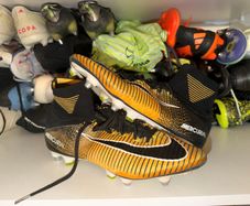 Nike Mercurial Superfly V SG-PRO Lock In Let Loose Laser Orange/Black/White 831956-801 Player Worn