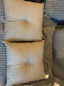 2 Garden Seat Cushions