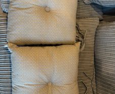 2 Garden Seat Cushions