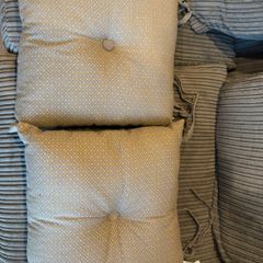 2 Garden Seat Cushions