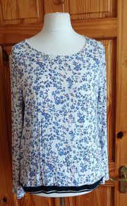 Ladies Street One Long sleeve ditzy floral top size 16 includes postage