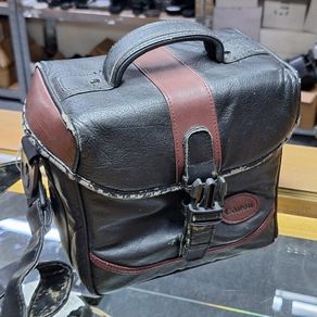 Canon Vintage SLR & DSLR Leather Camera Bag - Used Condition