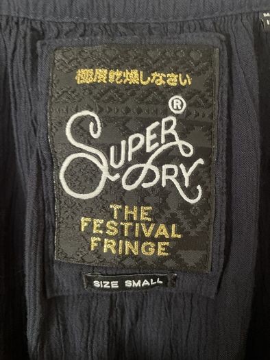 Super Dry navy dress size S,M