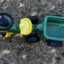 John Deere Tractor Ride on and cart Image 2