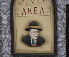 Smoking Area_3D Pub Wall Sign