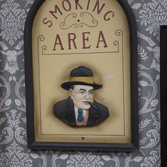 Smoking Area_3D Pub Wall Sign