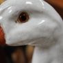 Large Antique French Glazed Terracotta Goose Image 3