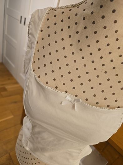 Berska ladies white top medium
