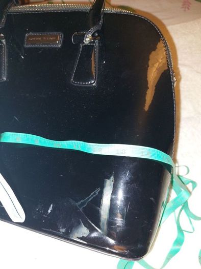 Black Patent Bag