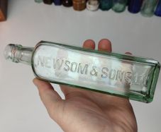273 - Vintage Newsom and Sons Cork Chicory Coffee Decorative Collectible Display Bottle