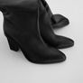 Zara Leather Boots Image 2