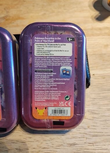 Pokemon Tcg 30th Anniversary Mini Tins X2