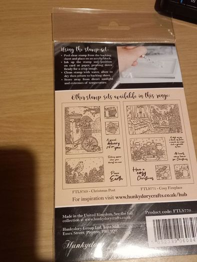 Church choir card stamps
