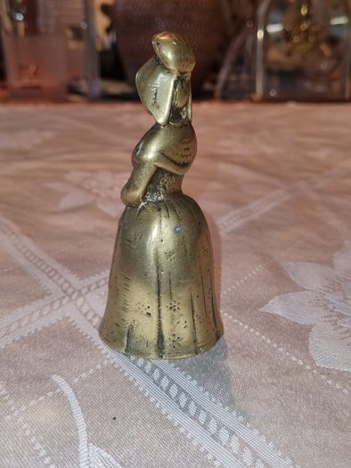 Vintage Brass Lady Bell