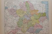 1905 Antique Colour Map Meath