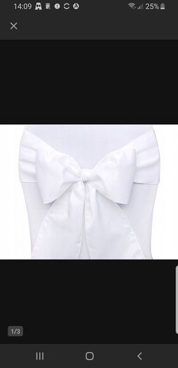 Wedding chair sashes