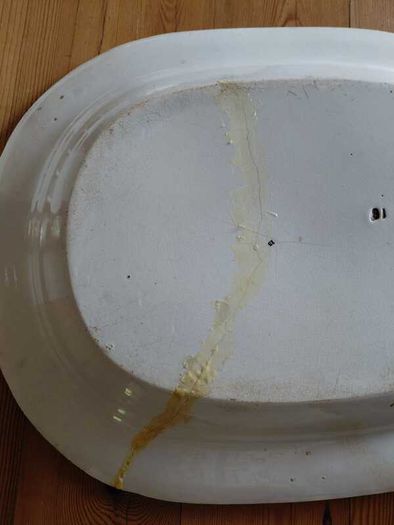 Antique  Willow pattern platter