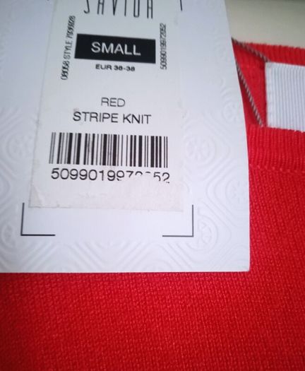 Strip knit jumper