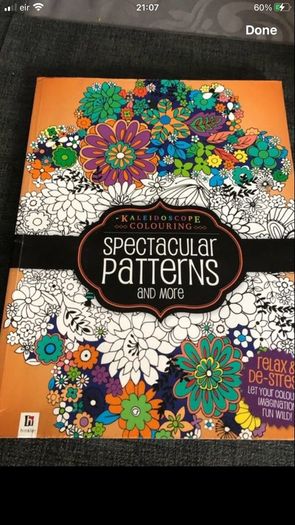 Adults colouring book